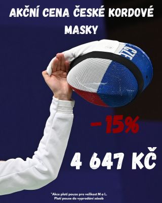 Prázdninová akce je tu 😍🤩🇨🇿 https://www.rubyfencing.cz/ceska-kordova-maska-uhlmann-fie-1600n/